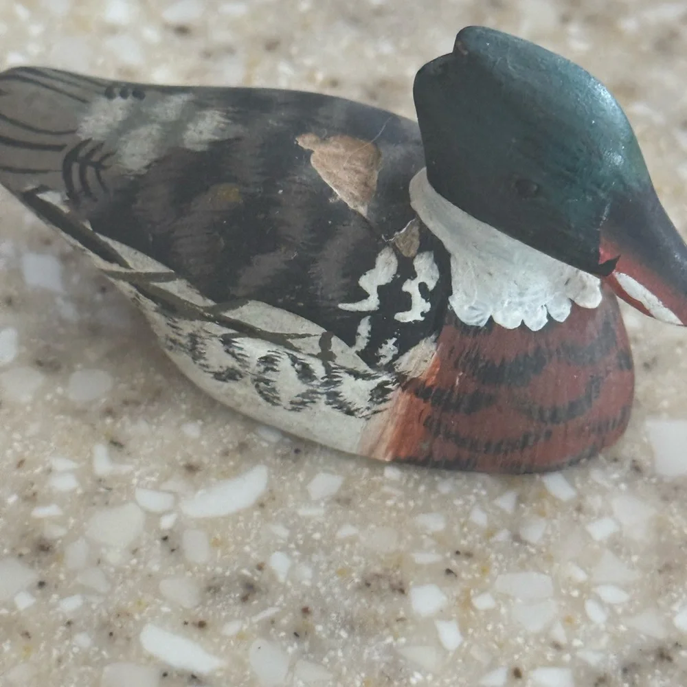 Mallard Duck Bundle! Basket, large duck, mini duck, notes canister